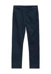KingKerosin Stoffhose mit Cinch-Back Dunkelblau/Blau/Hellblau