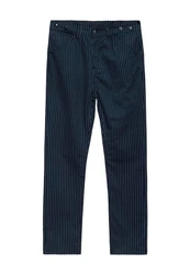 KingKerosin Stoffhose mit Cinch-Back Dunkelblau/Blau/Hellblau