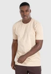 Smilodox T-Shirt Armin Khaki/Schwarz/Beige/Weiß