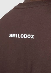 Smilodox T-Shirt Armin Dunkelbraun/Braun/Schwarz/Dunkelrot