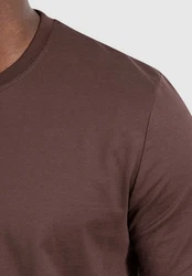 Smilodox T-Shirt Armin Dunkelbraun/Braun/Schwarz/Dunkelrot