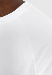 Smilodox T-Shirt Damian Weiß/Schwarz/Creme