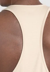 Smilodox Tanktop Leno Beige/Schwarz/Khaki