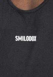 Smilodox Tanktop Leno Schwarz/Grau/Gelb