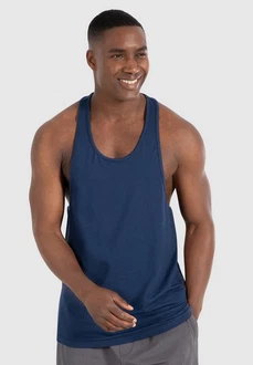 Smilodox Tanktop Florian Dunkelblau/Blau/Schwarz/Hellblau