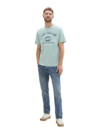 T-Shirt mit groem Logofrontprint
