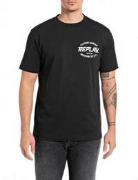 T-Shirt mit Aufschrift auf dem Rcken