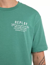 Replay T-Shirt mit Logodruck Grün/Dunkelgrün