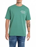 Replay T-Shirt mit Logodruck Grün/Dunkelgrün
