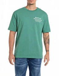 Replay T-Shirt mit Logodruck Grün/Dunkelgrün