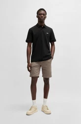 BOSS Poloshirt Pe_Interlock mit Polokragen Dunkelblau/Schwarz/Blau