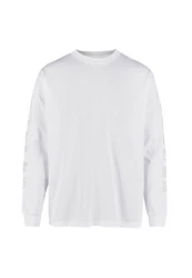 Cleptomanicx Langarmshirt Spiderweb wei
