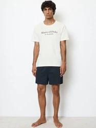 Marc O'Polo T-Shirt Mix & Match Cotton Weiß/Khaki/Grau