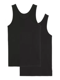 Tanktop Iconic Rib (2-tlg) Tank-top unterhemd unterzieh-shirt