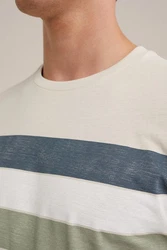 WE Fashion T-Shirt Khaki/Beige