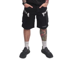 YAKUZA Cargoshorts Bump Schwarz/Dunkelblau/Beige/Grün