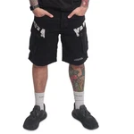 YAKUZA Cargoshorts Bump Schwarz/Dunkelblau/Beige/Grün