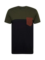 Iriedaily T-Shirt cognac/dunkelgrn/schwarz