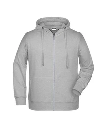 Hoodie JN 8026 Herren Kapuzen Sweatjacke gekmmte ringgesponnen