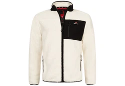 Hhenhorn Fleecejacke Birkkar Herren Jacke Rot/Weiß/Beige/Dunkelrot/Schwarz