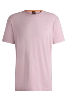 BOSS ORANGE T-Shirt Tegood mit Rundhalsausschnitt Rosa/Lila