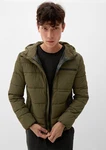 QS Allwetterjacke Steppjacke mit Kapuze Dunkelgrün/Khaki
