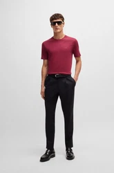 BOSS T-Shirt Thompson Dunkelrot/Rot/Rosa