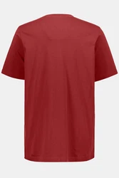 JP1880 T-Shirt Basic V-Ausschnitt Rot/Dunkelrot