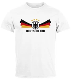 Print-Shirt Herren T-Shirt Deutschland Fuball EM-Shirt 2024 Fanshirt mit Print