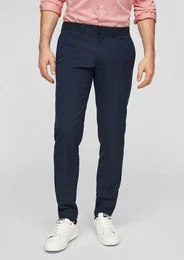 Stoffhose Slim: Anzughose mit Stretchkomfort