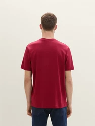 TOM TAILOR T-Shirt Dunkelrot/Rot