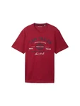 TOM TAILOR T-Shirt Dunkelrot/Rot