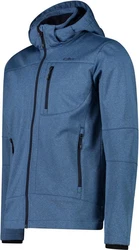 CMP Funktionsjacke MAN JACKET ZIP HOOD BLUESTONE MEL. (N816, 58)