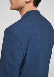 s.Oliver BLACK LABEL Sakko Slim Fit Hyperstretch Blau/Dunkelblau/Hellblau