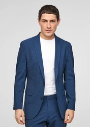 s.Oliver BLACK LABEL Sakko Slim Fit Hyperstretch Blau/Dunkelblau/Hellblau