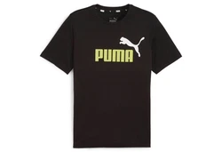 PUMA T-Shirt ESS+ Essentials 2 Col Logo Tee (586759) Lila/Braun/Schwarz/Grau/Dunkelgrau