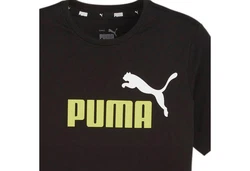 PUMA T-Shirt ESS+ Essentials 2 Col Logo Tee (586759) Lila/Braun/Schwarz/Grau/Dunkelgrau