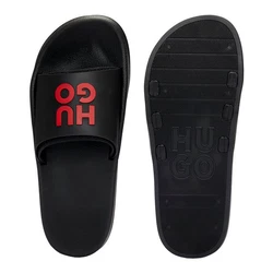 HUGO Nil Slid Badepantolette Schwarz