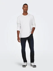 ONLY & SONS Skinny-fit Jeans ONSLoom (1-tlg) Dunkelblau