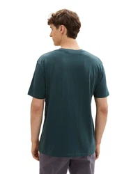 TOM TAILOR DENIM T-Shirt tanne/wei