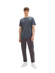 TOM TAILOR DENIM T-Shirt Grau/Lila/Dunkelblau/Dunkelrot/Hellgrau TOM TAILOR DENIM T-Shirt Grau/Lila/Dunkelblau/Dunkelrot/Hellgrau