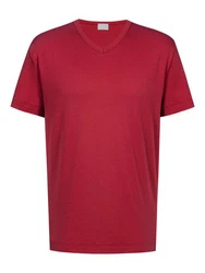 Mey V-Shirt SOLID NIGHT Dunkelrot/Rot