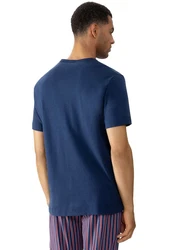 Mey V-Shirt SOLID NIGHT Dunkelblau/Blau