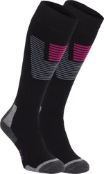 McKINLEY Socken Ux.-Strumpf Denny Ux 2-pack SCHWARZ/ROSA