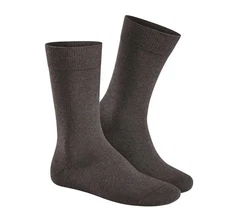 Hudson Herren-Socken Relax Cotton Dunkelgrau/Grau/Dunkelbraun/Schwarz/Khaki/Braun