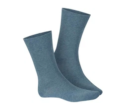 Hudson Herren-Socken Relax Cotton Blau/Grau/Hellblau