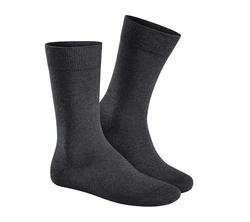 Hudson Herren-Socken Relax Cotton Dunkelgrau/Schwarz/Grau