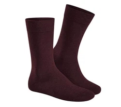 Hudson Herren-Socken Relax Cotton Dunkelrot/Lila/Bordeaux