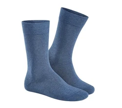 Hudson Herren-Socken Relax Cotton Blau/Dunkelblau/Grau