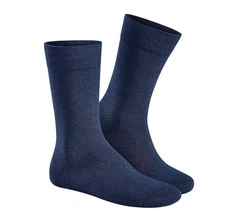 Hudson Herren-Socken Relax Cotton Dunkelblau/Blau